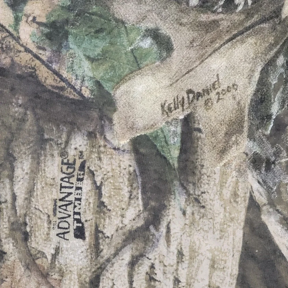 Camo T Shirt Mens Size 2XL Advantage Timber Camouflage Hunting Sportex